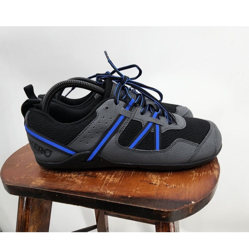 XERO‎ Men's Piro Zero Drop Barefoot Shoes Sneakers Black Blue Size 9